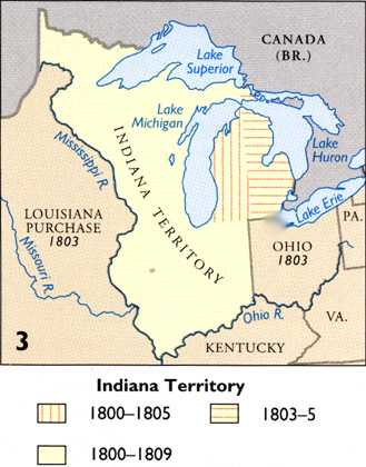 Indiana Territory Map
